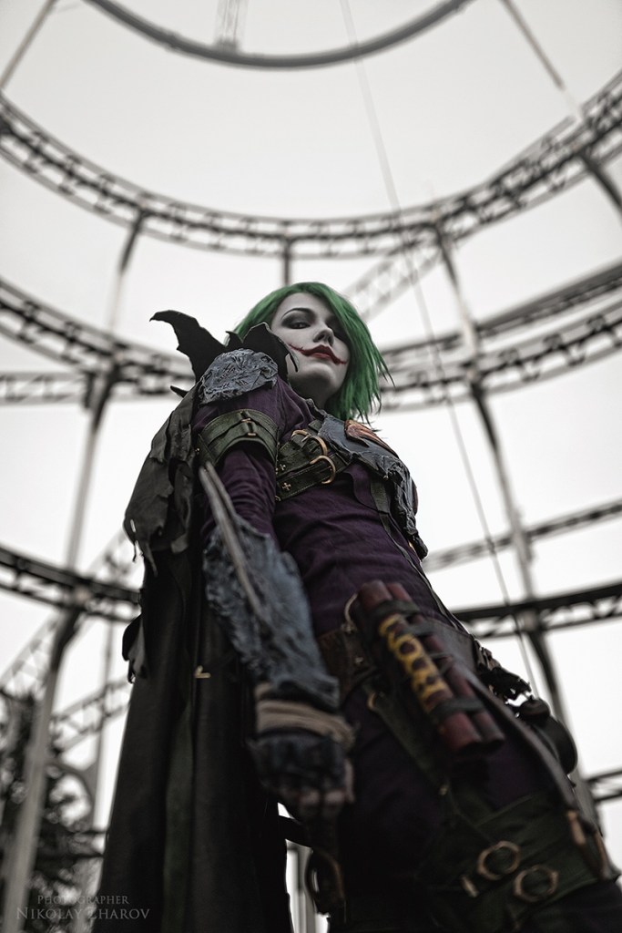 BatJoker Original Vision Cosplay - full length character portrait