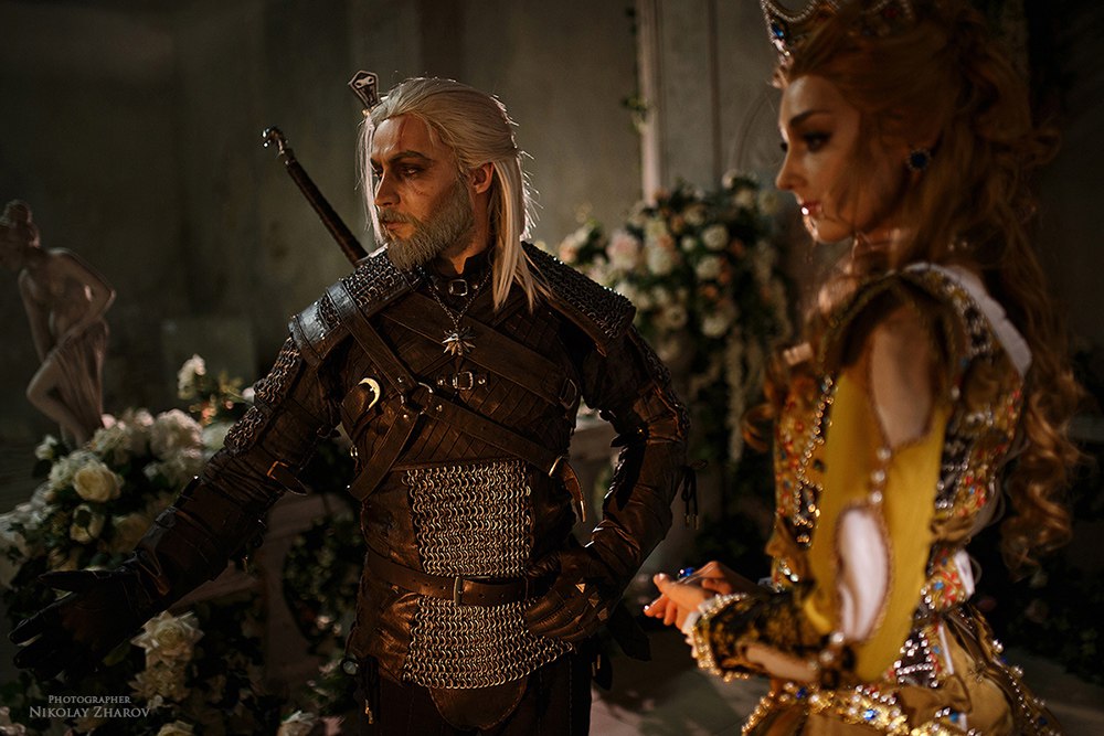 The Witcher 3 - Wild Hunt - Blood and Wine - Sylvia Anna &amp; Geralt of Rivia &amp; Anna Henrietta Cosplay - cosplay study