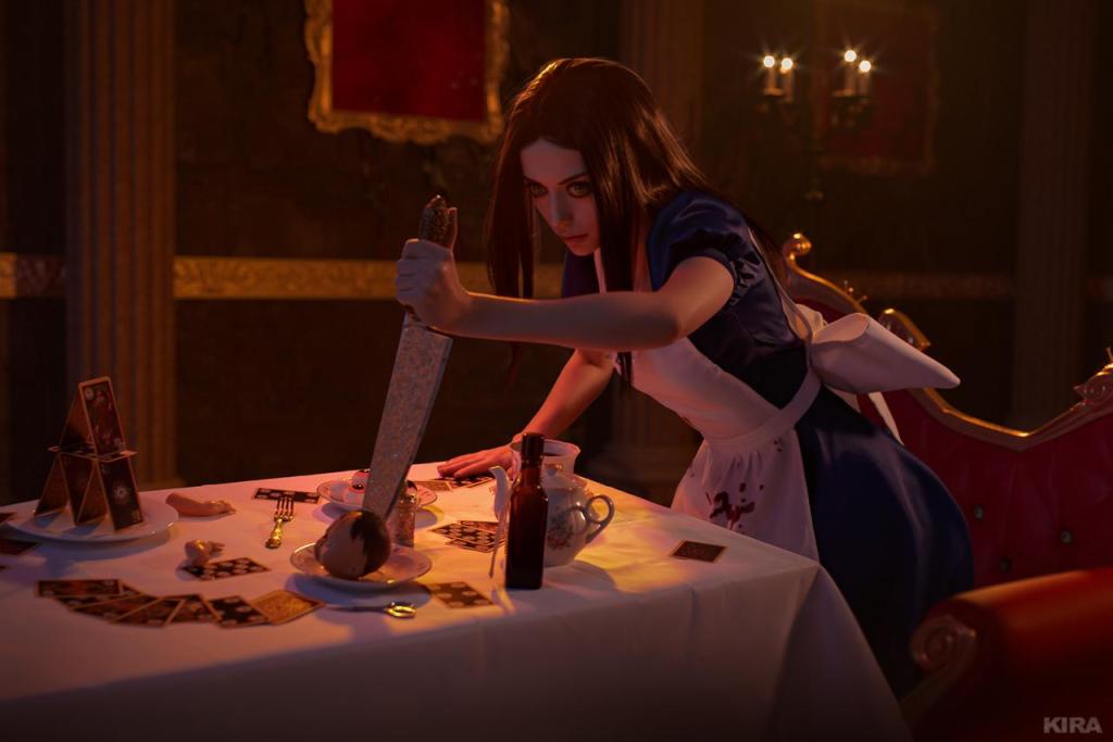 Alice - Madness Returns - Alice Cosplay - full body character photo