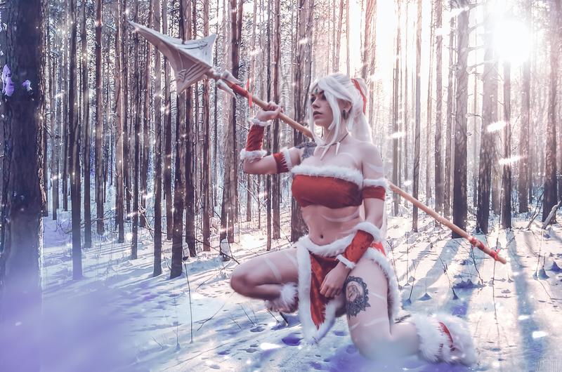 2020 04 04 league of legends e28093 nidalee snow bunny cosplay