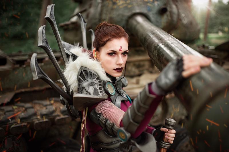 Nausicaa of the Valley of the Wind - Kushana (Zeronis Concept) Cosplay - portrait photo