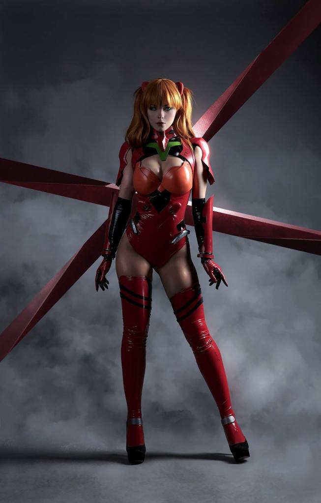 Evangelion - 2.0 You Can (Not) Advance - Asuka Langley Sohryu Cosplay - soft focus shot Evangelion - 2.0 You Can (Not) Advance - Asuka Langley Sohryu Cosplay - soft focus shot