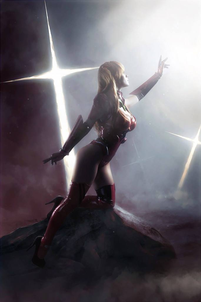 Evangelion - 2.0 You Can (Not) Advance - Asuka Langley Sohryu Cosplay - light aesthetic Evangelion - 2.0 You Can (Not) Advance - Asuka Langley Sohryu Cosplay - light aesthetic