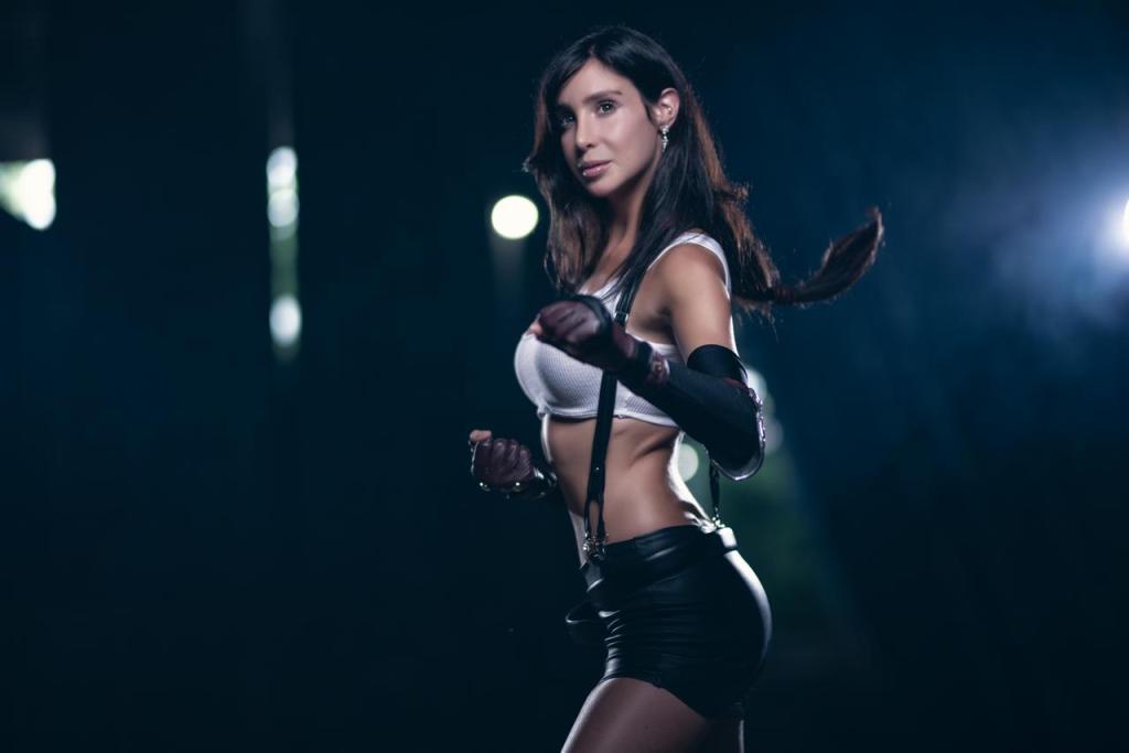 Final Fantasy 7 - Tifa Lockhart Cosplay - expressive character portrait Final Fantasy 7 - Tifa Lockhart Cosplay - expressive character portrait