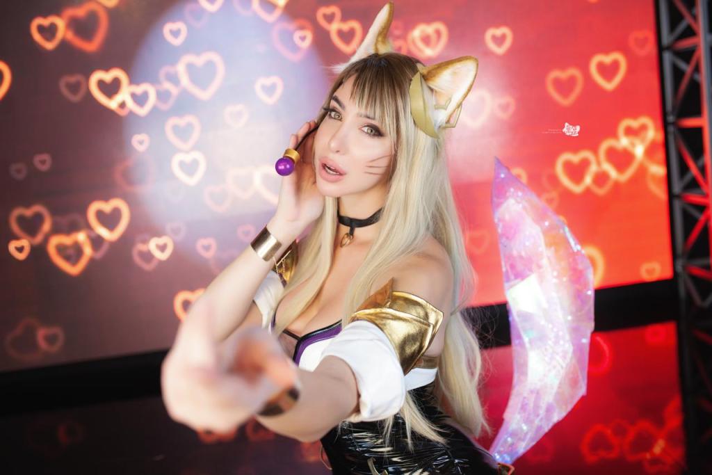 League of Legends - Ahri (KDA) Cosplay - artistic framing portrait