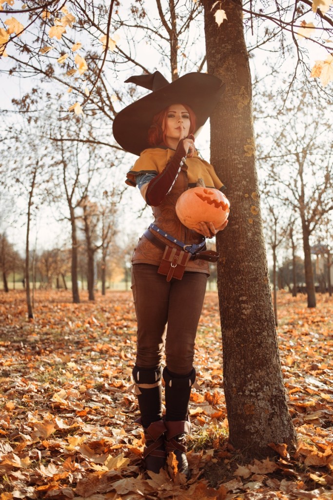 The Witcher 3 - Wild Hunt - Triss Merigold (Halloween) Cosplay - recreation