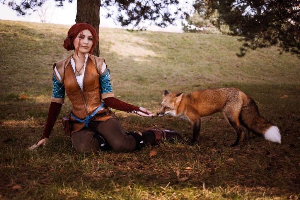 The Witcher 3 - Wild Hunt - Triss Merigold (Halloween) Cosplay - anime costume