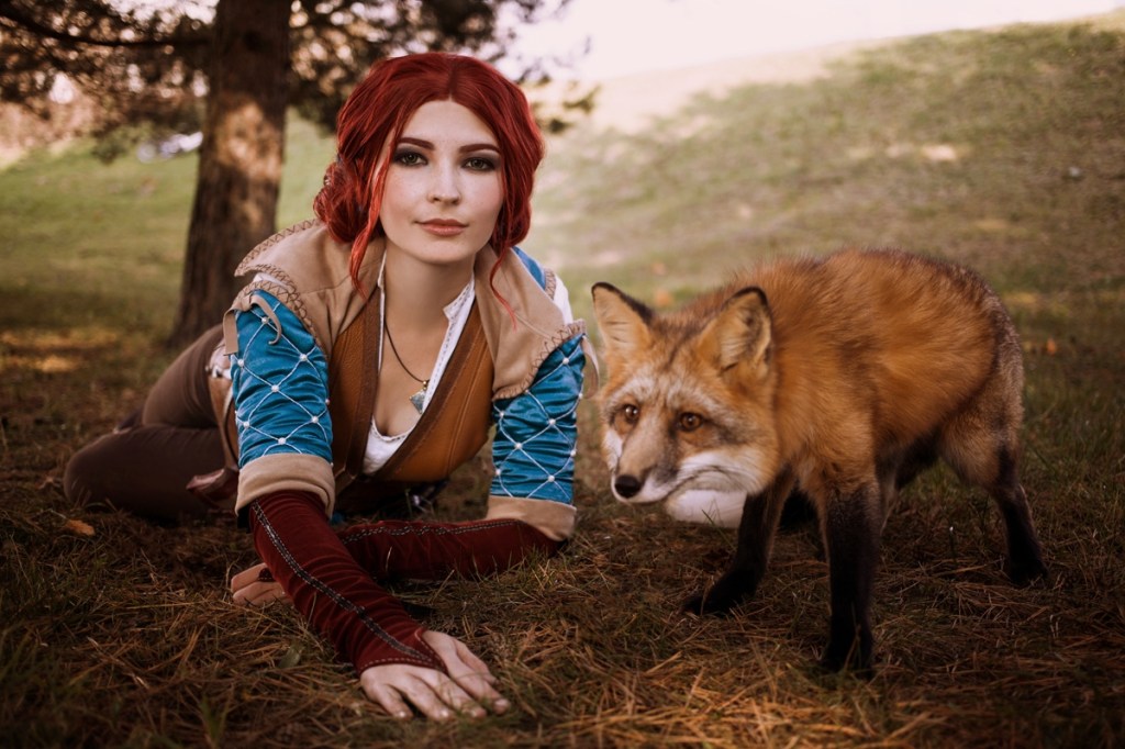 The Witcher 3 - Wild Hunt - Triss Merigold (Halloween) Cosplay - costume show