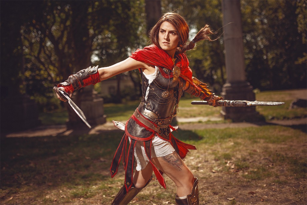 Assassins Creed - Odyssey - Kassandra Cosplay - full length port.
