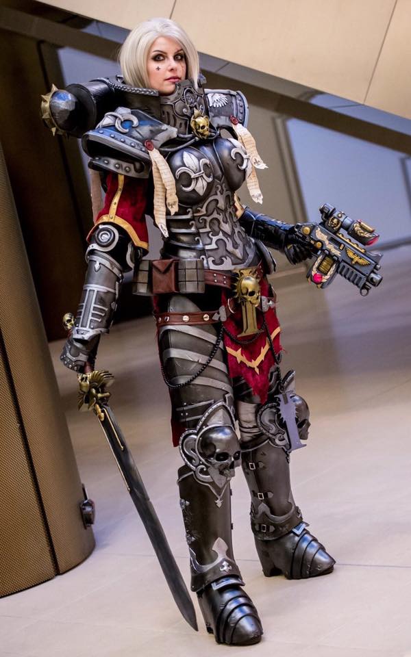 Warhammer 40 000 - Adepta Sororitas (Sisters of Battle) (Gurjeet Singh) Cosplay - full body port.