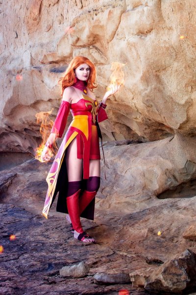 Dota 2 - Lina (Slayer) Cosplay