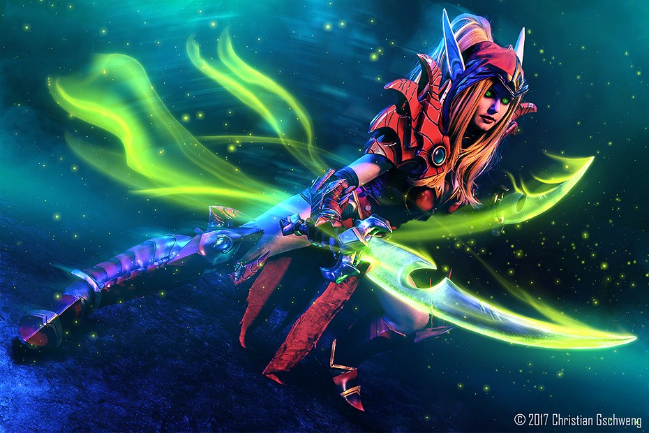 Heroes of the Storm - Valeera Sanguinar (Shadow of the Uncrowned) Cosplay - authentic view
