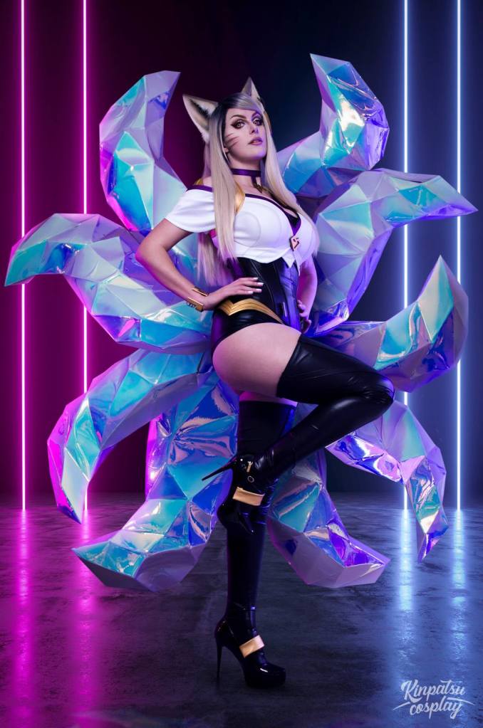 League of Legends - Ahri (KDA) Cosplay - full length photo