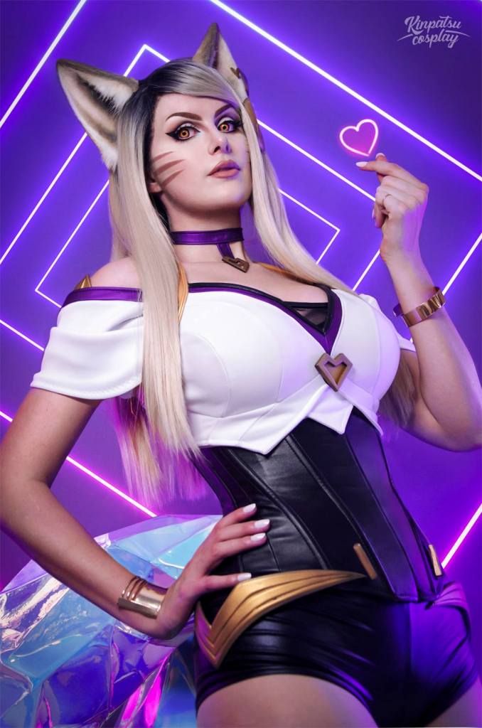 League of Legends - Ahri (KDA) Cosplay - character recreation portrait