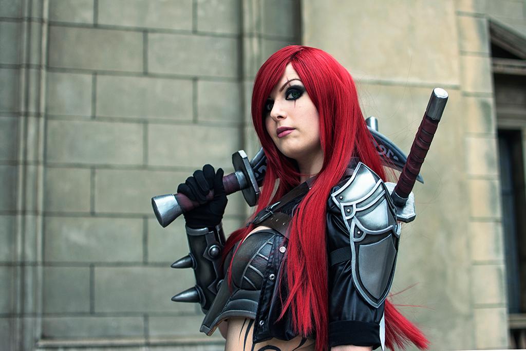 League of Legends - Katarina Cosplay - soft focus costume shot League of Legends - Katarina Cosplay - soft focus costume shot