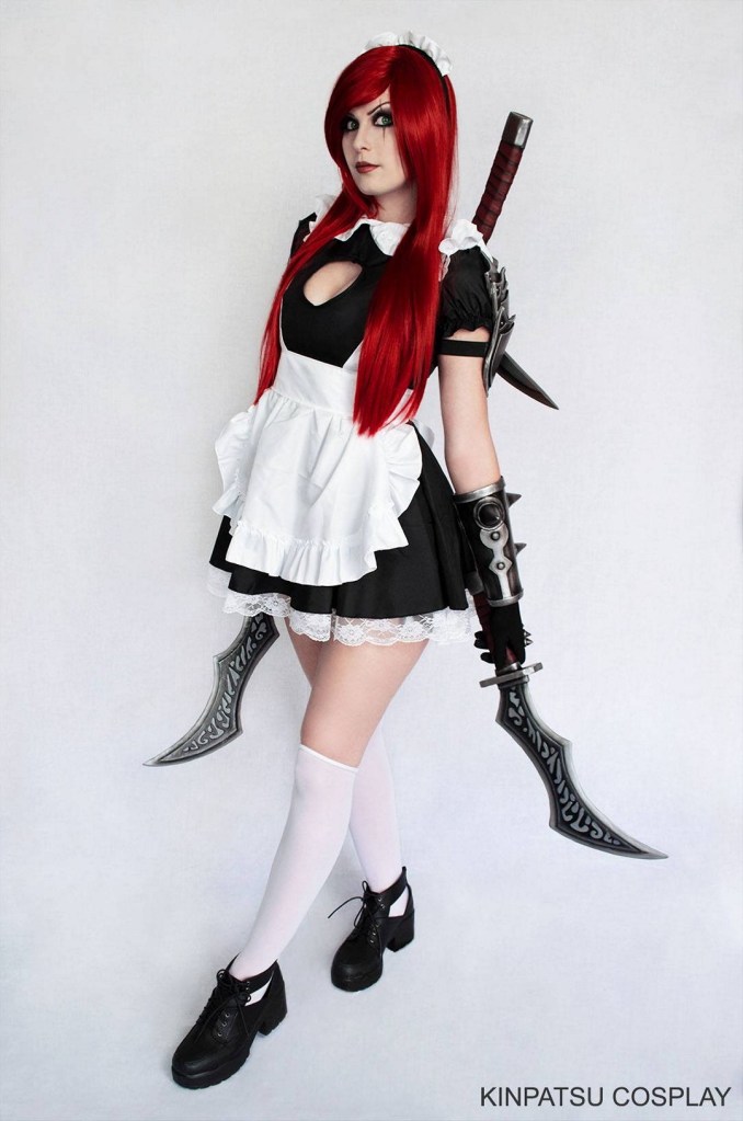 League of Legends - Katarina (Maid) Cosplay - light aesthetic League of Legends - Katarina (Maid) Cosplay - light aesthetic