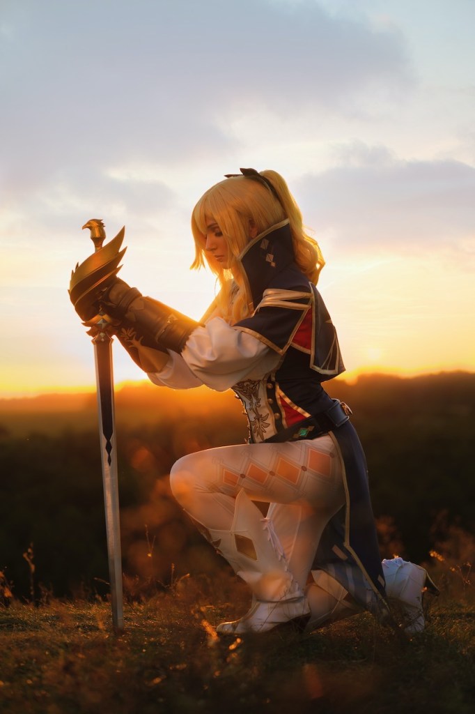 Genshin Impact - Jean Gunnhildr (Dandelion Knight) (Favonian Devotion) Cosplay - cosplay study