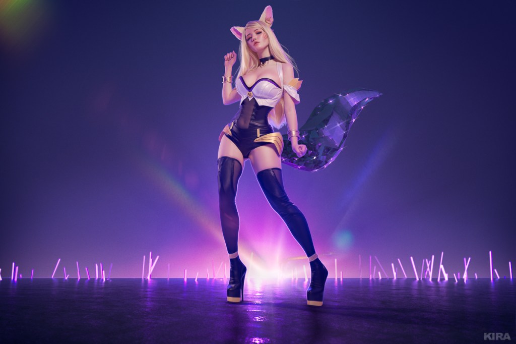 League of Legends - Ahri (KDA) Cosplay - gentle costume showcase