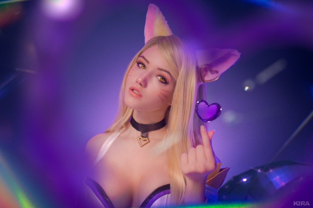 League of Legends - Ahri (KDA) Cosplay - soft focus costume shot