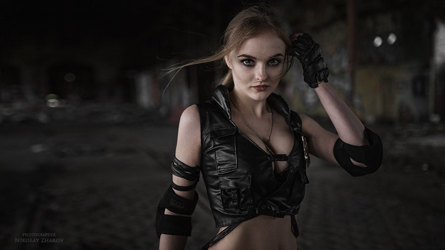 Mortal Kombat 9 - Sonya Blade Cosplay - anime character costume photo