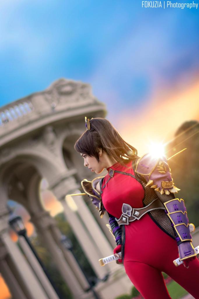 Soul Calibur 4 - Taki Cosplay - full length character portrait Soul Calibur 4 - Taki Cosplay - full length character portrait