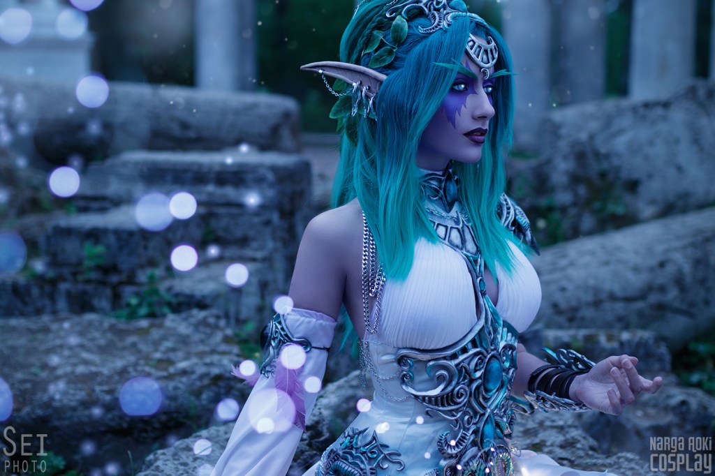 World of Warcraft - Tyrande Whisperwind Cosplay - full body port. World of Warcraft - Tyrande Whisperwind Cosplay - full body port.