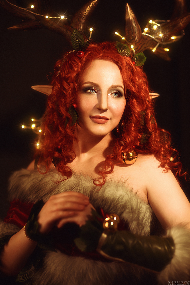 Dota 2 - Aiushtha (Enchantress) (First Night of the Summer Child) Cosplay - costume portrait