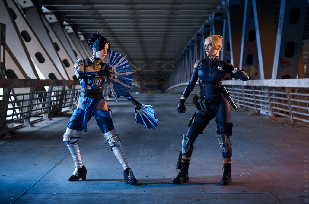 Mortal Kombat 10 - Cassie Cage Cosplay - delicate character portrait