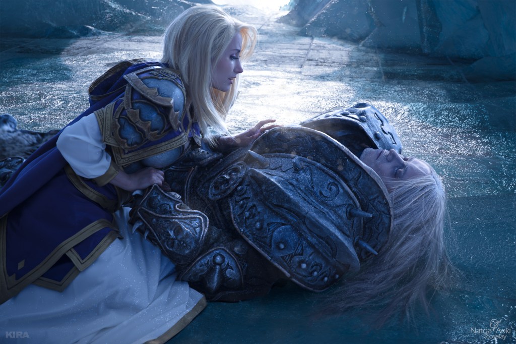 World of Warcraft - Arthas Menethil &amp; Jaina Proudmoore Cosplay - authentic view
