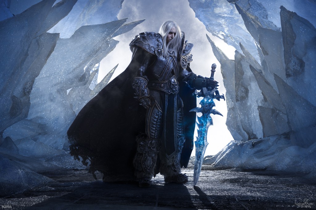 World of Warcraft - Arthas Menethil &amp; Jaina Proudmoore Cosplay - soft focus shot