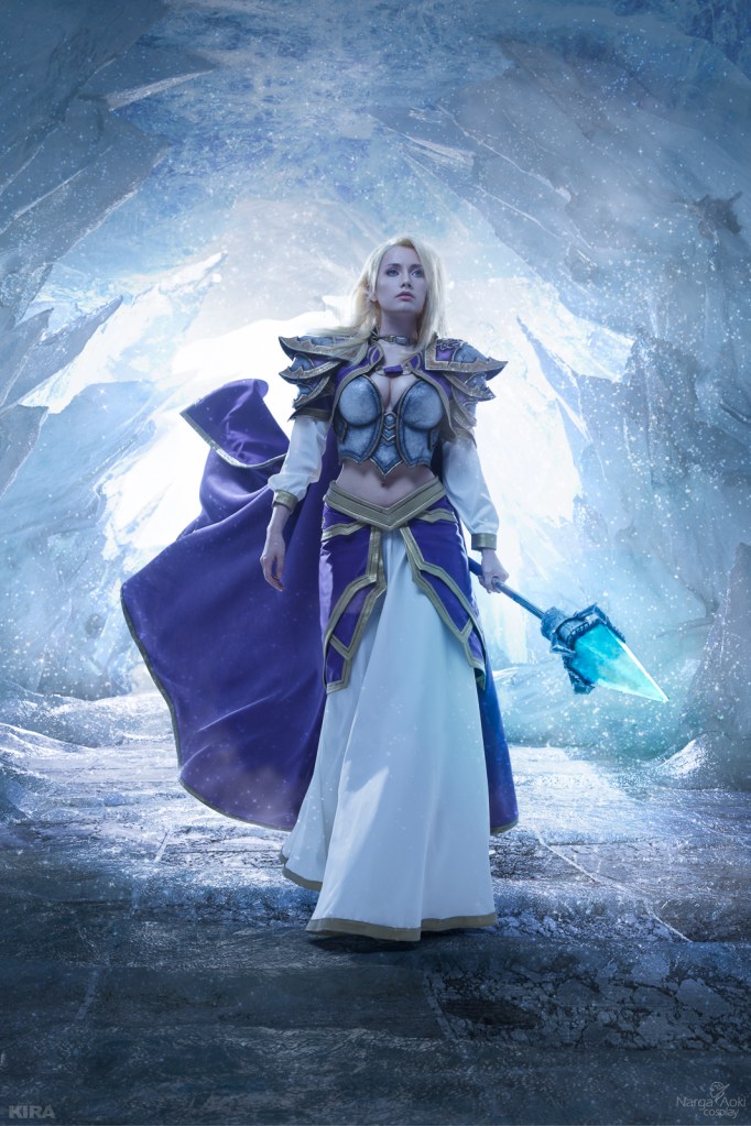 World of Warcraft - Arthas Menethil &amp; Jaina Proudmoore Cosplay - expressive portrait