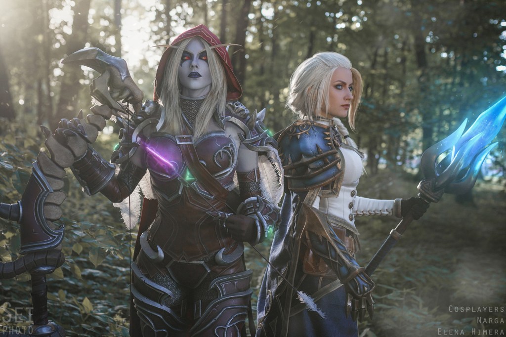 World of Warcraft - Battle for Azeroth - Jaina Proudmoore &amp; Sylvanas Windrunner Cosplay - costume portrait