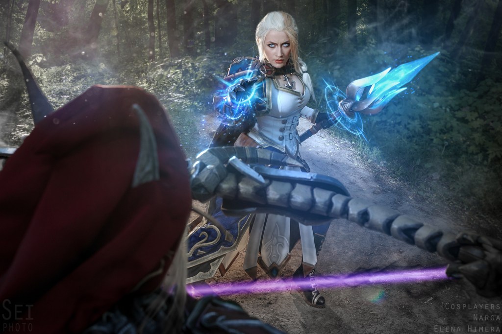 World of Warcraft - Battle for Azeroth - Jaina Proudmoore &amp; Sylvanas Windrunner Cosplay - body photo