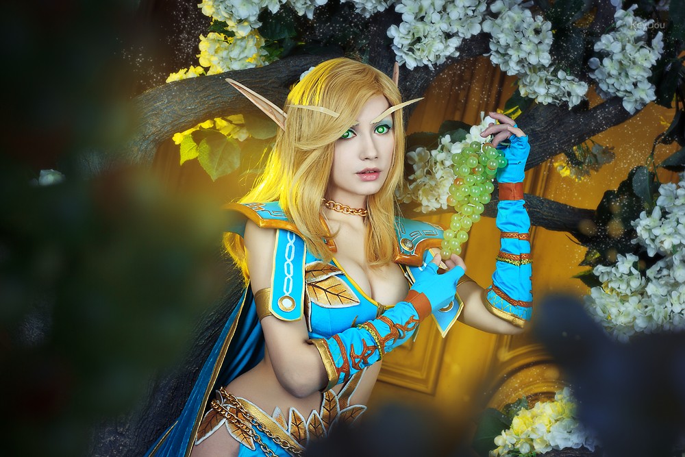 World of Warcraft - The Burning Crusade - Blood Elf (Mage) Cosplay - visual exploration
