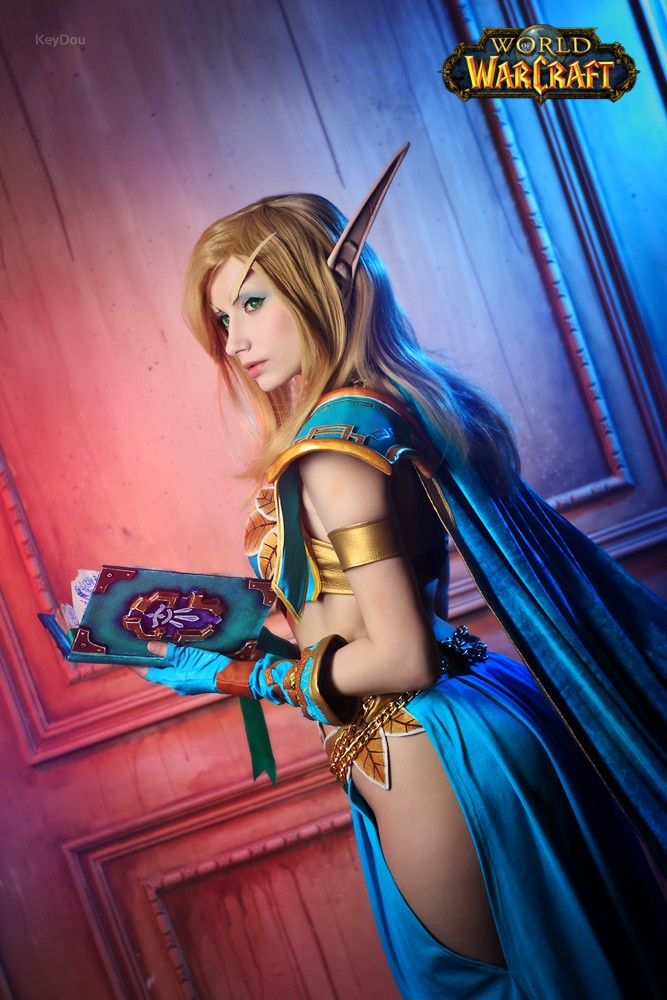 World of Warcraft - The Burning Crusade - Blood Elf (Mage) Cosplay - gentle showcase