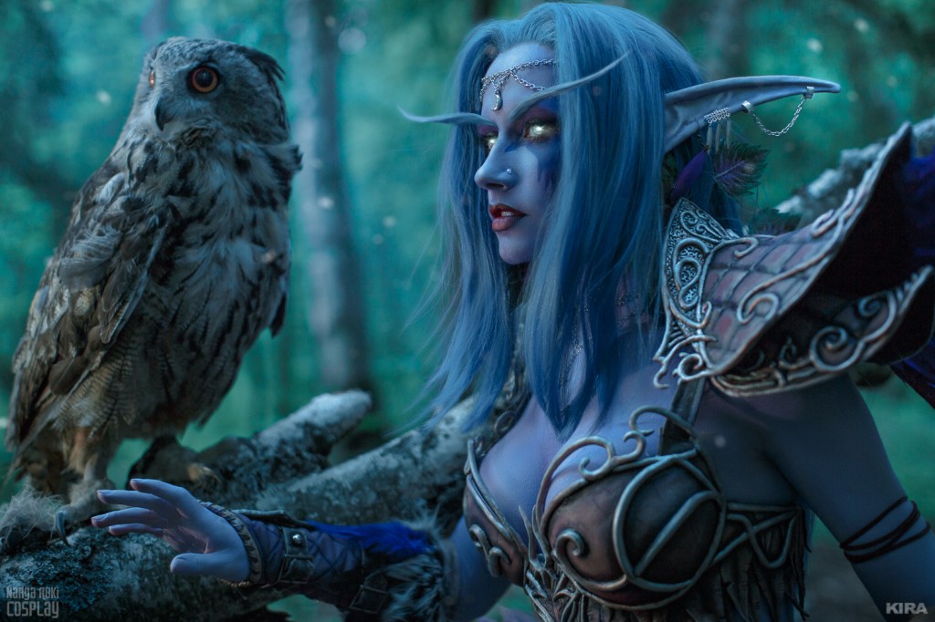 World of Warcraft - Tyrande Whisperwind Cosplay - full length port.