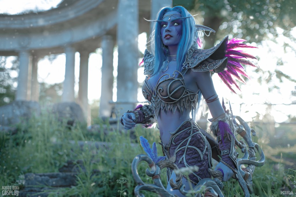 World of Warcraft - Tyrande Whisperwind Cosplay - full length photo