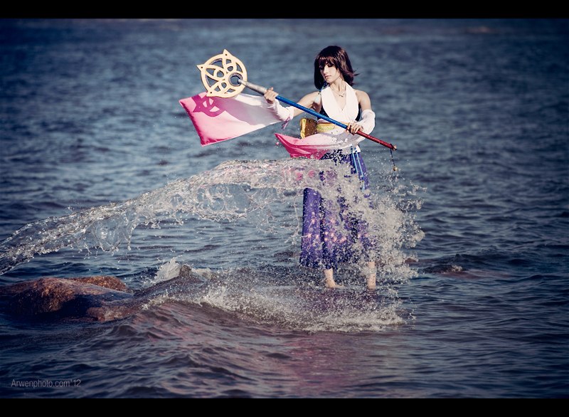 Final Fantasy 10 - Yuna Cosplay - character portrait photography Final Fantasy 10 - Yuna Cosplay - character portrait photography