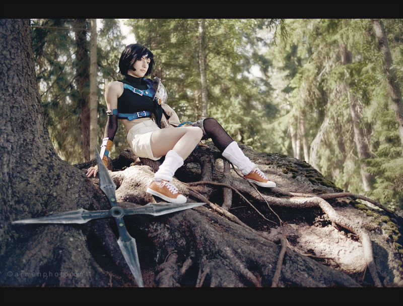 Final Fantasy 7 - Yuffie Kisaragi Cosplay - anime costume