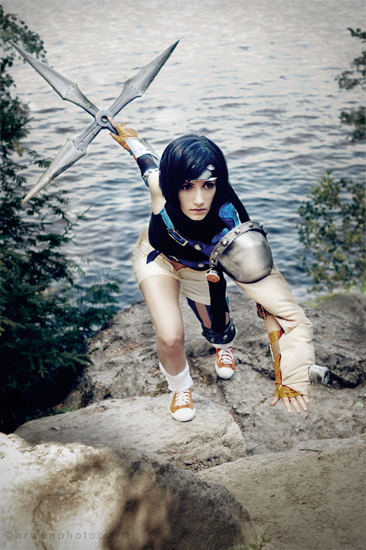 Final Fantasy 7 - Yuffie Kisaragi Cosplay - full length photo