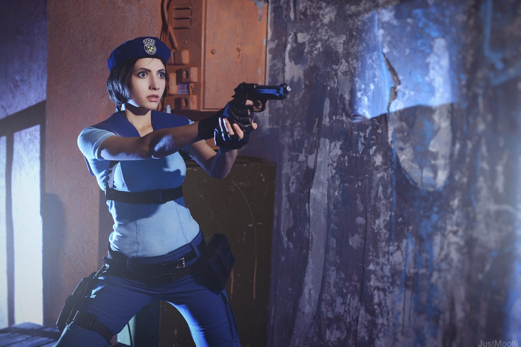 Resident Evil - Jill Valentine Cosplay - character recreation portrait