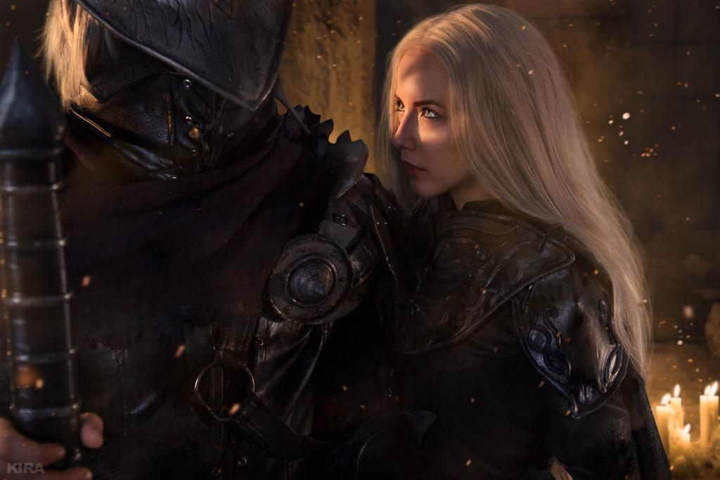 Dark Souls 3 - Abyss Watcher &amp; Yuria of Londor Cosplay - full length port.