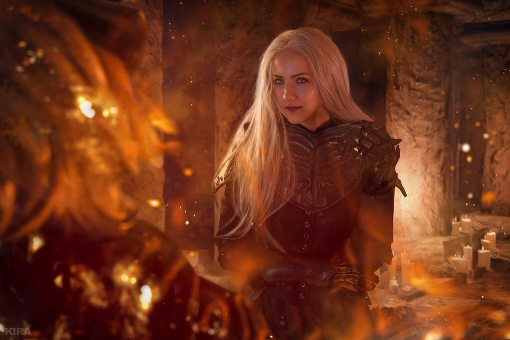 Dark Souls 3 - Abyss Watcher &amp; Yuria of Londor Cosplay - portrait photo