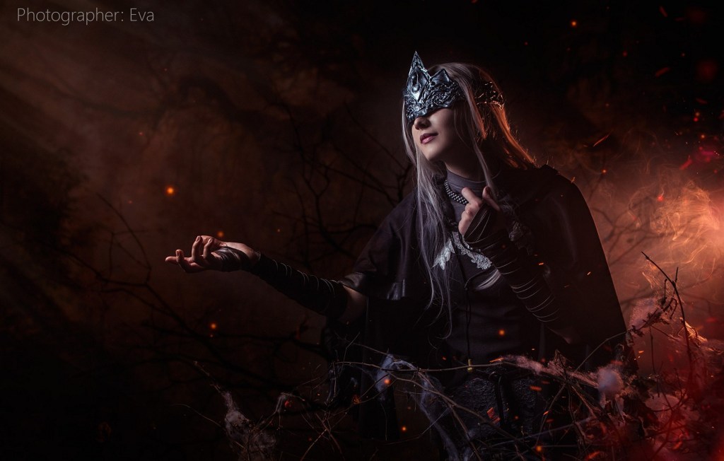 Dark Souls 3 - Fire Keeper Cosplay - full body character photo