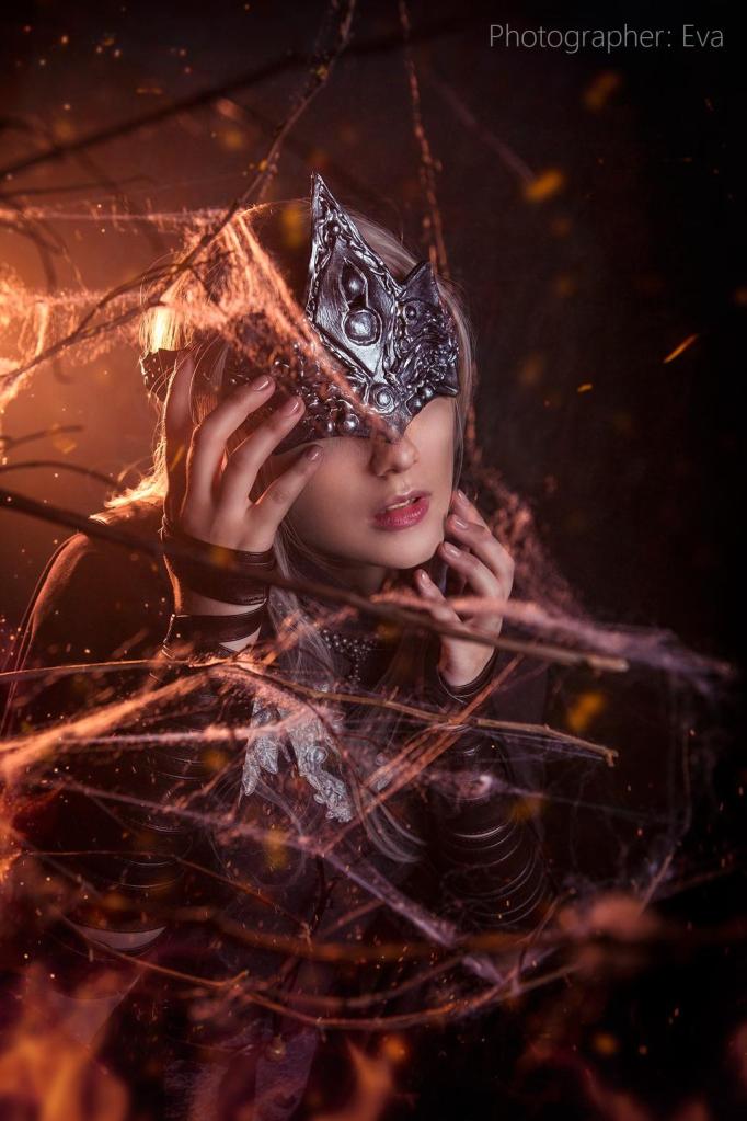 Dark Souls 3 - Fire Keeper Cosplay - character recreation portrait