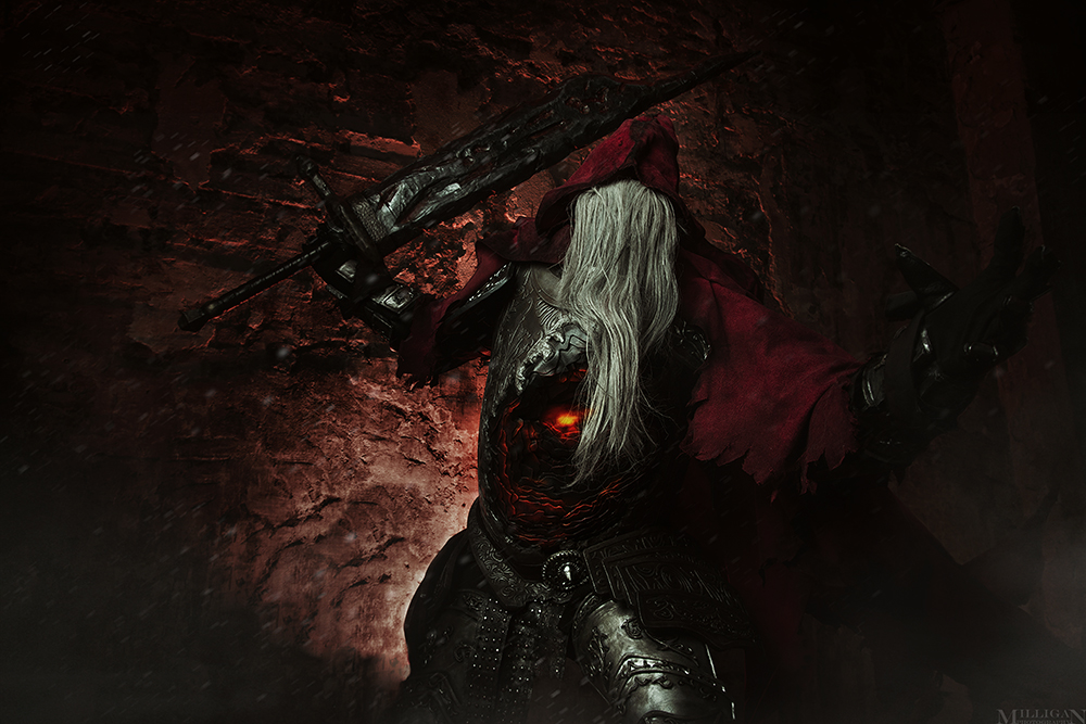 Dark Souls 3 - Slave Knight Gael Cosplay - character portrait photography