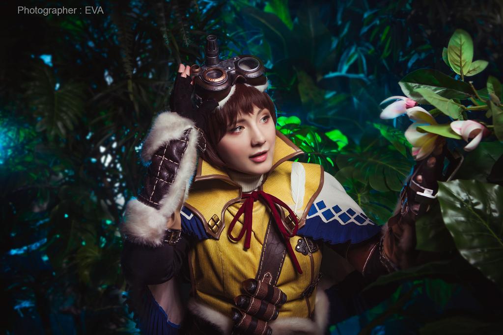 2020 03 14 monster hunter world the handler hunter cosplay 3