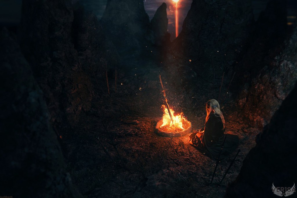 Dark Souls 3 - Fire Keeper Cosplay - full body portrait