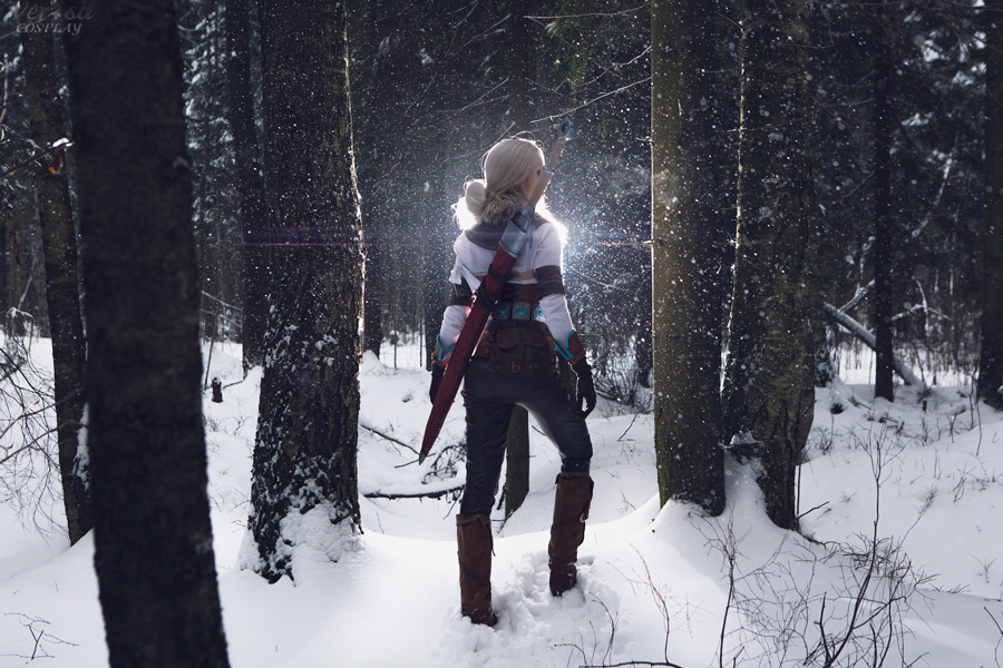 The Witcher 3 - Wild Hunt - Ciri (Cirilla Fiona Elen Riannon) Cosplay - expressive portrait