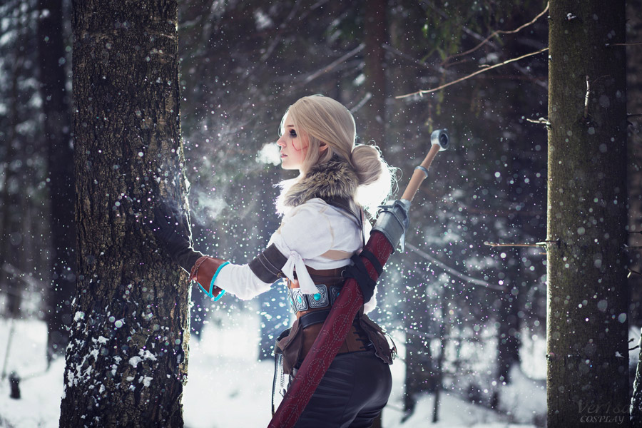 The Witcher 3 - Wild Hunt - Ciri (Cirilla Fiona Elen Riannon) Cosplay - delicate portrait